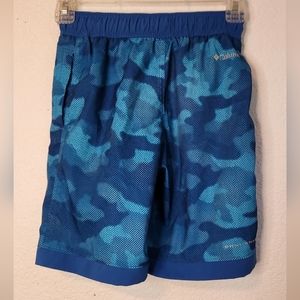 Columbia Boys Swim Shorts Omni Shade with Lining, Size Youth S‎